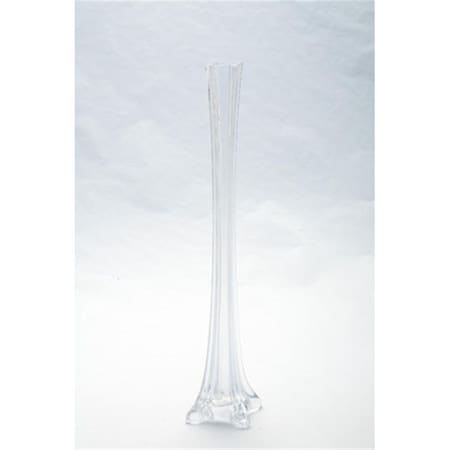 Standalone 87187 16 in. Tower Glass Vase, Clear ST1535409